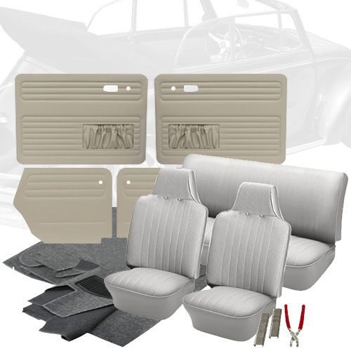 Vw Beetle Convertible Smooth Vinyl Interior Kit Cvt Smooth