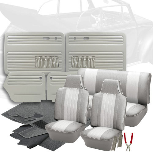 Deluxe 12 Inch Seat Insert VW Interior Kit, Beetle Convertible 1968: VW ...