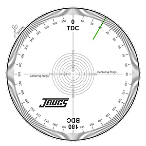 Engine Pulley Degree Marking Print Out