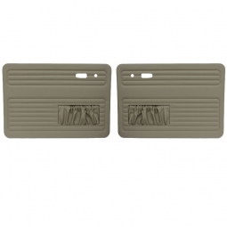 1967-1979 VW Beetle & Super Beetle Door Panels - Front - with Pockets - Vinyl