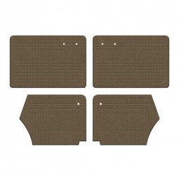 1950-1955 VW Beetle Convertible Door Panels - Front & Rear - Tweed