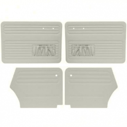 1956-1964 VW Beetle Convertible Door Panels - Front & Rear - with Front Pockets - Vinyl