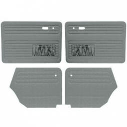 1967-1972 VW Beetle & Super Beetle Convertible Door Panels - Front & Rear - with Front Pockets - Tweed