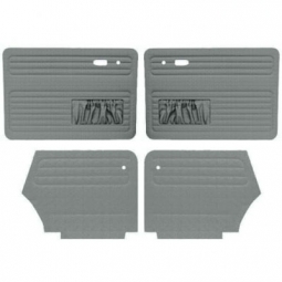 1973-1979 VW Beetle & Super Beetle Convertible Door Panels - Front & Rear - with Front Pockets - Tweed