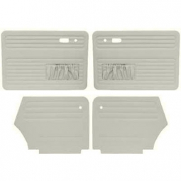 1973-1979 VW Beetle & Super Beetle Convertible Door Panels - Front & Rear - with Front Pockets - Vinyl