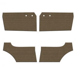 1956-1963 Karmann Ghia Door Panels - Front & Rear - Tweed