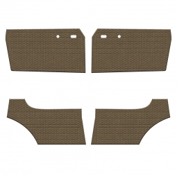 1964-1974 Karmann Ghia Door Panels - Front & Rear - Tweed