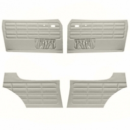 1964-1974 Karmann Ghia Door Panels - Front & Rear - with Front Pockets - Vinyl