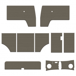 1955-1961 VW Bus Door Panels - Full Set 10 Pcs - Vinyl