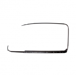 VW Window Scraper with Black Molding - Outside Left - German - 1965-77 Beetle & 1971-76 Super Beetle