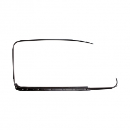 VW Window Scraper with Black Molding - Outside Right - German - 1965-77 Beetle & 1971-76 Super Beetle