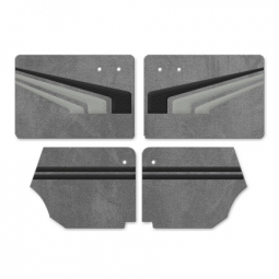 1965-1966 VW Beetle Convertible Door Panels - Front & Rear - Bladerunner Graphic