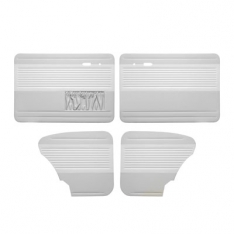 1967-1977 VW Beetle Door Panels - Front & Rear - Ribbed Vinyl