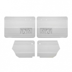 1965-1966 VW Beetle Convertible Door Panels - Front & Rear - Ribbed Vinyl