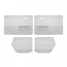 1967-1972 VW Beetle & Super Beetle Convertible Door Panels - Front & Rear - Ribbed Vinyl