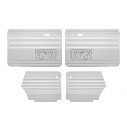 1973-1979 VW Beetle & Super Beetle Convertible Door Panels - Front & Rear - Ribbed Vinyl