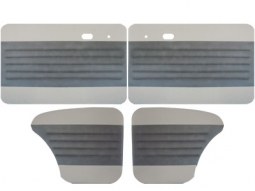 1967-1977 VW Beetle Door Panels - Front & Rear - Two-Tone