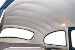 1947-1952 VW Beetle Sedan Headliner - Original Install - Crush Grain Vinyl