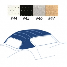 1965-1968 VW Karmann Ghia Convertible Headliner - Perforated Vinyl