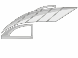 1964-1974 VW Fastback Headliner - Crush Grain Vinyl