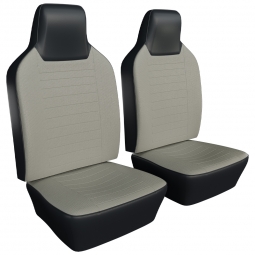 1974-1976 VW Beetle & Super Beetle Seat Upholstery - Front Only - 2-Tone Full Insert