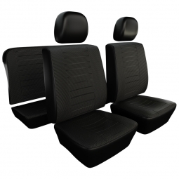 1977-1979 VW Super Beetle Convertible Seat Upholstery - Front & Rear - Squareweave Vinyl