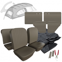 1954 VW Beetle Sedan Basketweave Vinyl Interior Kit