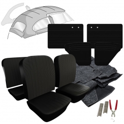 1954 VW Beetle Sedan Squareweave Vinyl Interior Kit