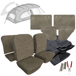 1954 VW Beetle Sedan Velour Cloth Interior Kit