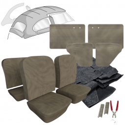 1955 VW Beetle Sedan Velour Cloth Interior Kit