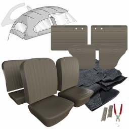 1961 VW Beetle Sedan Basketweave Vinyl Interior Kit