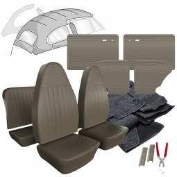 1973 VW Standard Beetle Sedan Smooth Vinyl Interior Kit