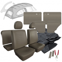 1977 VW Standard Beetle Sedan Smooth Vinyl Interior Kit