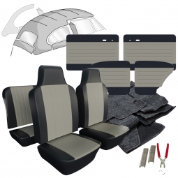 1970-1972 VW Standard Beetle Sedan 12 Inch Insert Interior Kit