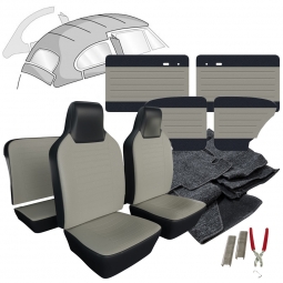 1974-1976 VW Standard Beetle Sedan Full Insert Interior Kit