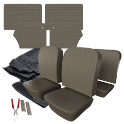 1956-1957 VW Beetle Convertible Basketweave Vinyl Interior Kit