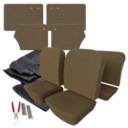 1956-1957 VW Beetle Convertible Tweed Cloth Interior Kit