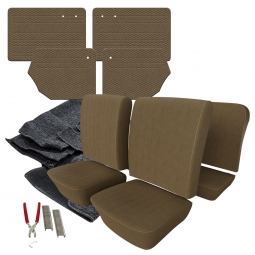 1965-1966 VW Beetle Convertible Tweed Cloth Interior Kit