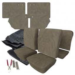 1965-1966 VW Beetle Convertible Velour Cloth Interior Kit