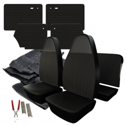 1973 VW Super Beetle Convertible Squareweave Vinyl Interior Kit