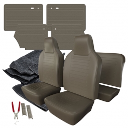 1974-1976 VW Super Beetle Convertible Smooth Vinyl Interior Kit