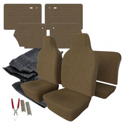 1974-1976 VW Super Beetle Convertible Tweed Cloth Interior Kit