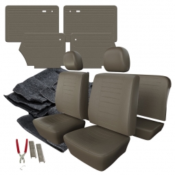 1977-1979 VW Super Beetle Convertible Basketweave Vinyl Interior Kit