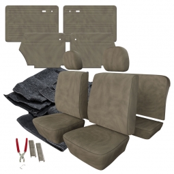 1977-1979 VW Super Beetle Convertible Velour Cloth Interior Kit