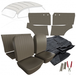 1956-1959 VW Karmann Ghia Coupe Smooth Vinyl Interior Kit