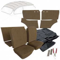 1956-1959 VW Karmann Ghia Coupe Tweed Cloth Interior Kit