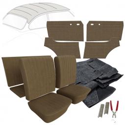 1966-1967 VW Karmann Ghia Coupe Tweed Cloth Interior Kit