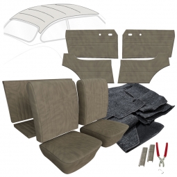 1966-1967 VW Karmann Ghia Coupe Velour Cloth Interior Kit