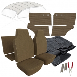 1968 VW Karmann Ghia Coupe Tweed Cloth Interior Kit