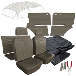 1969-1971 VW Karmann Ghia Coupe Smooth Vinyl Interior Kit